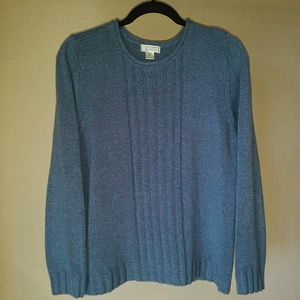 Christopher & Banks Cable Knit Crew Neck Sweater